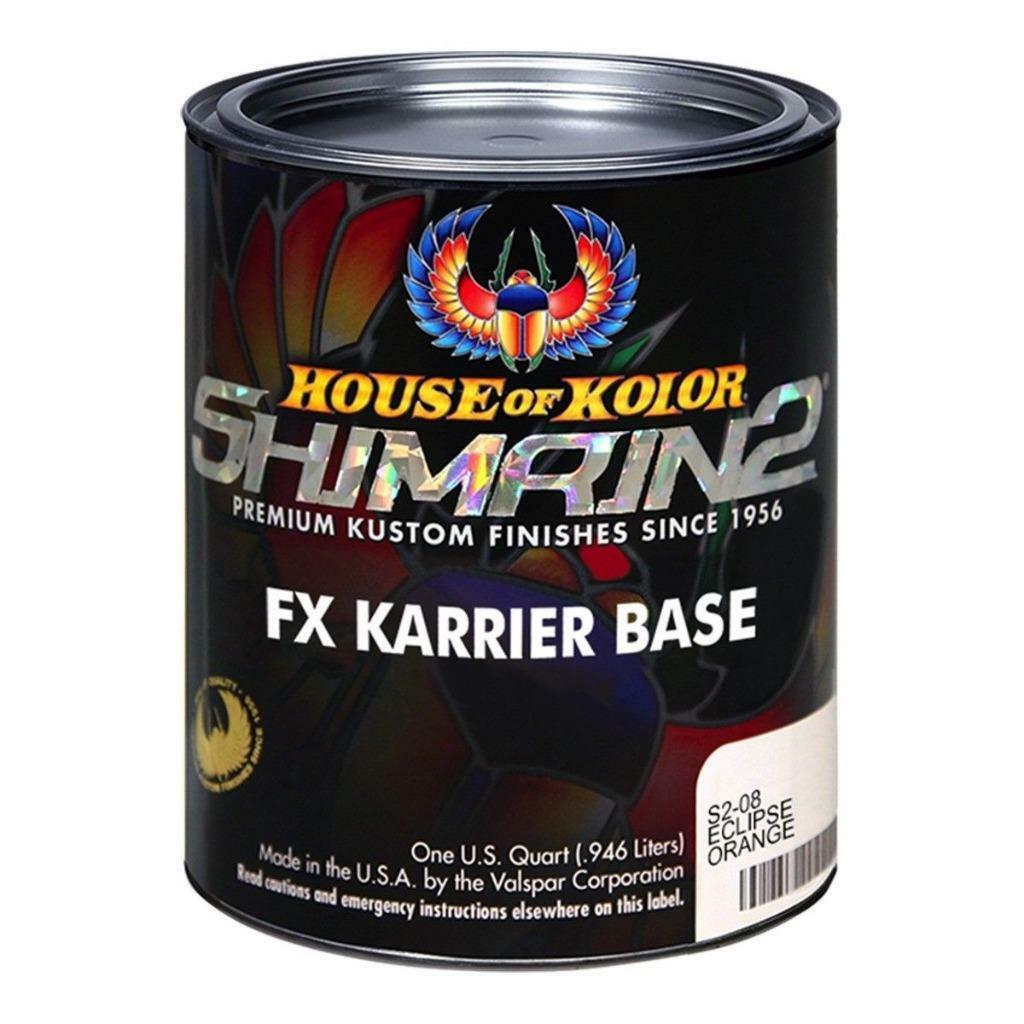 WTD  1 qt. House of Kolor Kustom Fx Karrier Base Shimrin2 Eclipse Orange