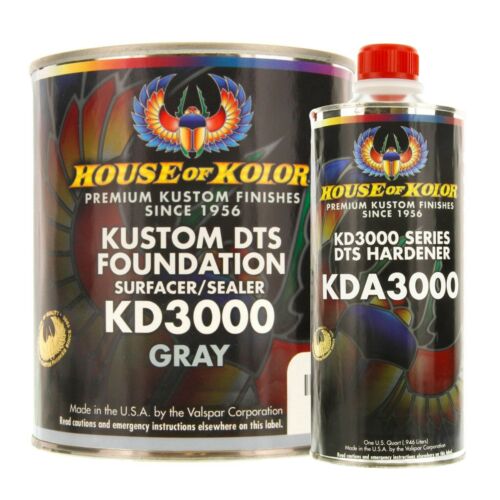 Picture of WTD HOK-KD3000-G01 1 gal Kustom DTS Foundation Surface Sealer Kit&#44; Gray