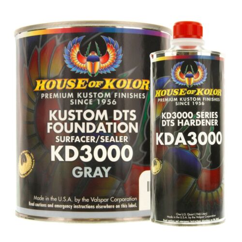 WTD  1 gal Kustom DTS Foundation Surface Sealer Kit, Gray
