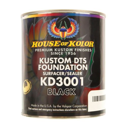 Picture of WTD HOK-KD3001-G01 1 qt. Kustom DTS Foundation Surfacer & Sealer&#44; Black