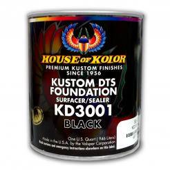 Picture of WTD HOK-KD3001-Q01 1 Quart Kustom DTS Foundation Surfacer & Sealer Kit&#44; Black