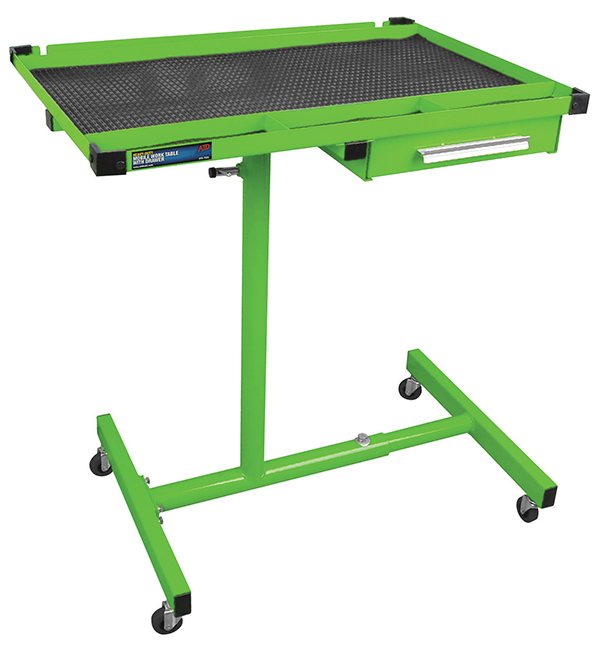 ATD Heavy-Duty Mobile Work Table with Drawer