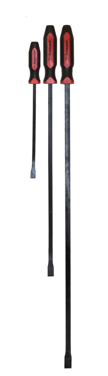 MAY-14063 Red Dominator Curved Pry Bar Set - 3 Piece