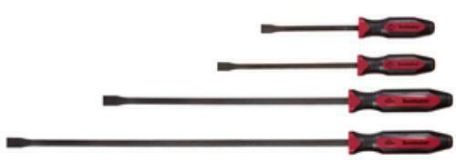 Red Dominator Curved Pry Bar Set - 4 Piece