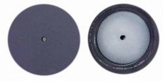 Micro Foam Polishing Pads with Loop Backing, Black