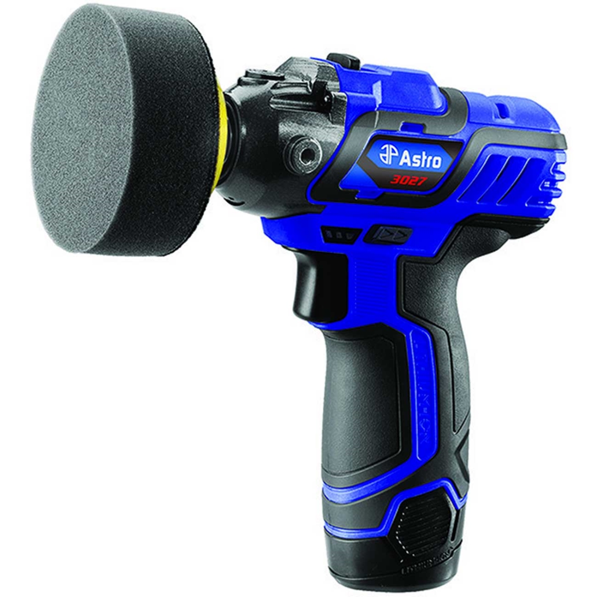 Picture of Astro Pneumatic AST-3027 12V 3 in. Mini Cordless Pistol Polisher with 2 Batteries