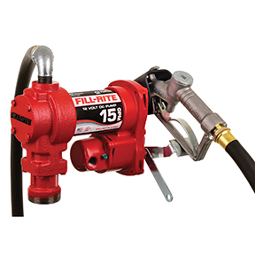 FIL-FR1210H 12V DC 15 GPM Pump with Hose & Manual Nozzle -  Fill-Rite