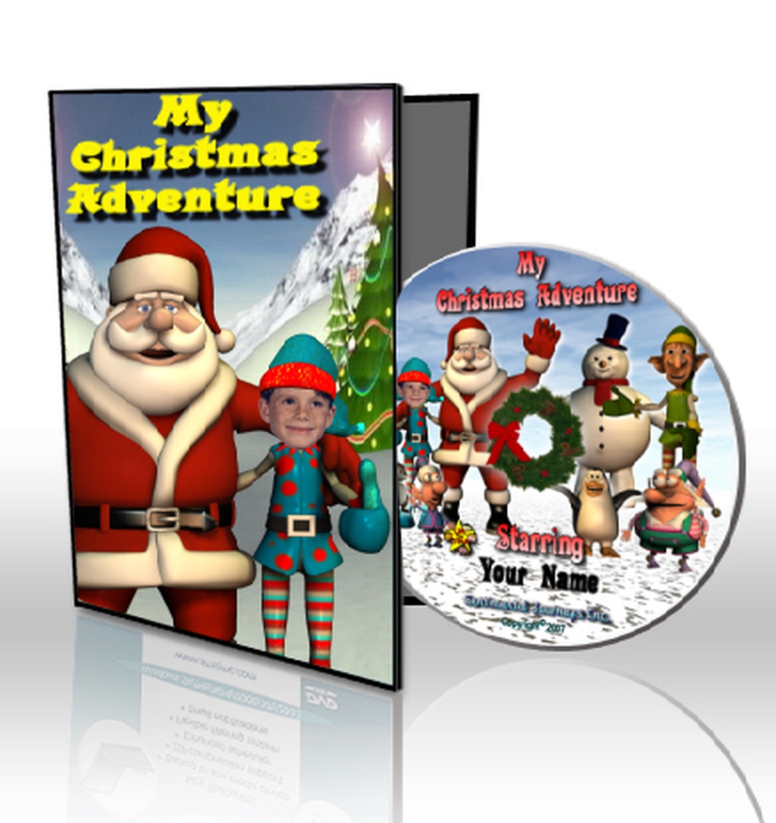 Picture of Mediak 10046 My Christmas Adventure Personalized Kids Photo DVD