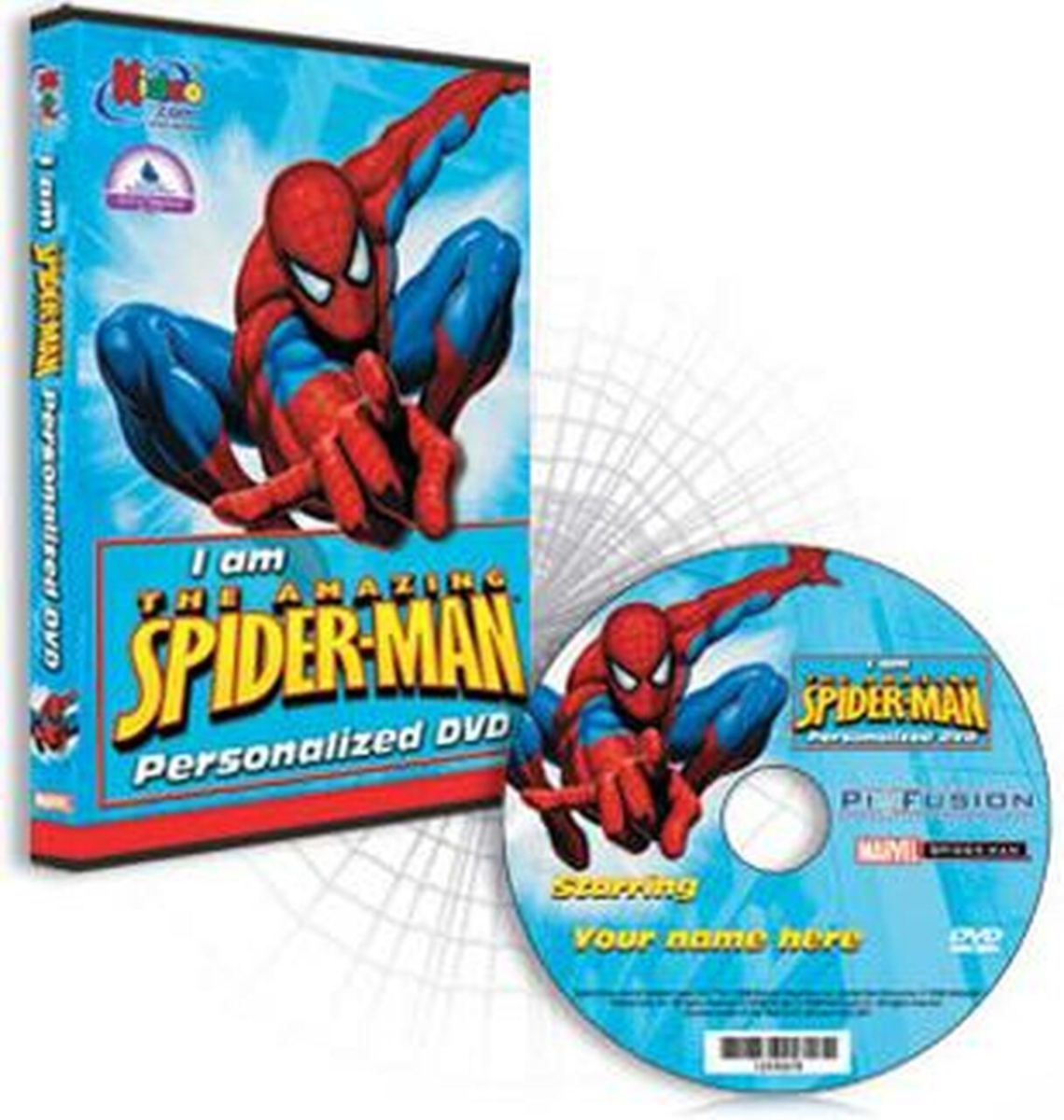 Picture of Mediak 10056 I Am The Amazing Spiderman Personalized Kids Photo DVD
