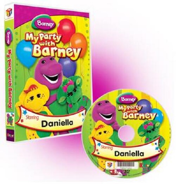 Picture of Mediak 10058 My Party with Barney Personalized Kids Photo DVD