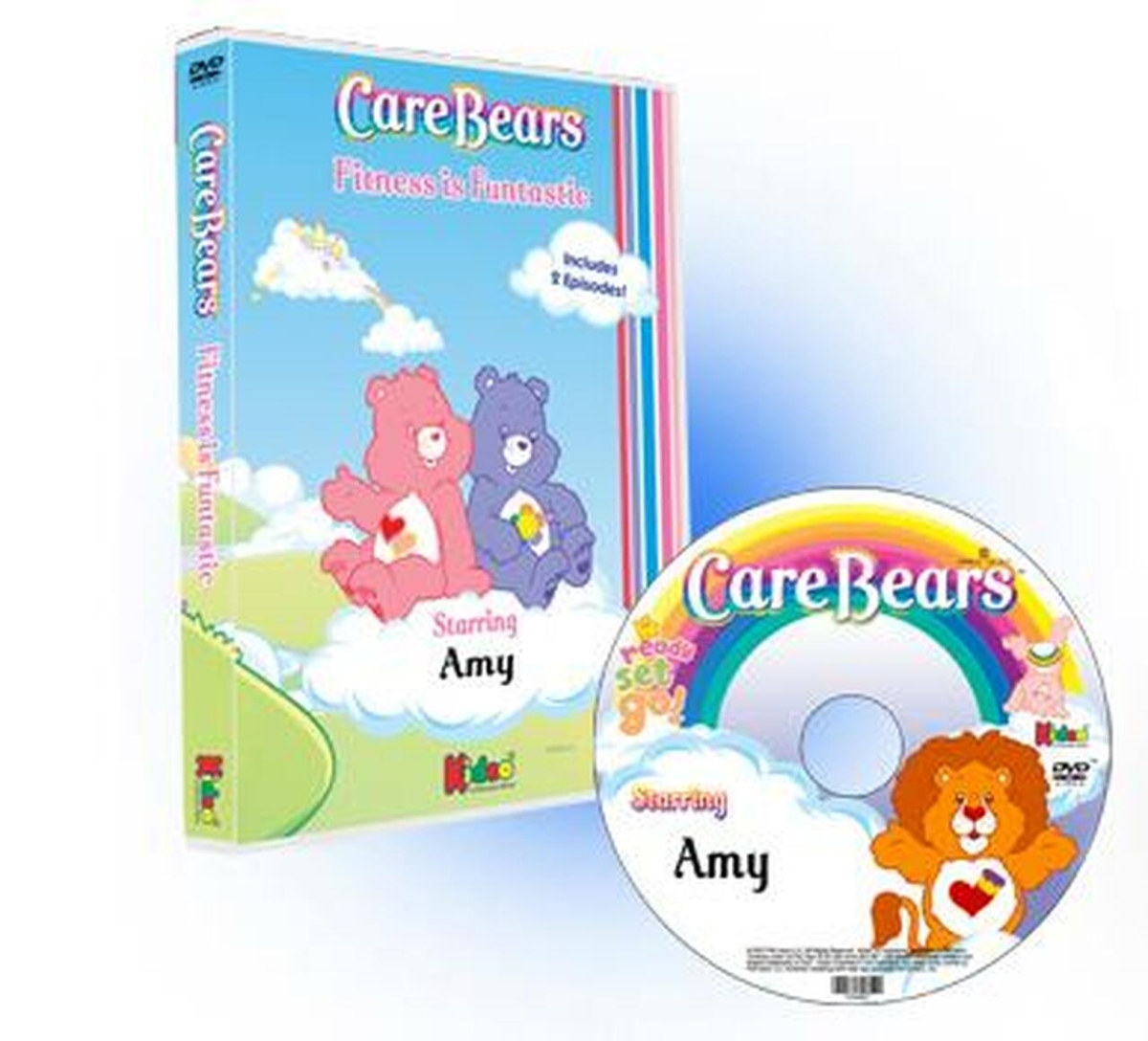Picture of Mediak 10060 Care Bears Fitness is Funtastic Personalized Kids Photo DVD