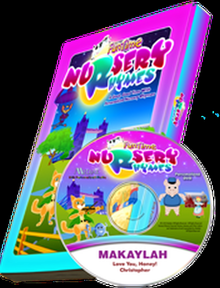 Picture of Mediak 10075 Fun Time Nursery Rhymes Personalized Kids Music DVD