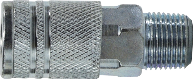98824 0.37 in. Industrial Interchange Steel Coupler