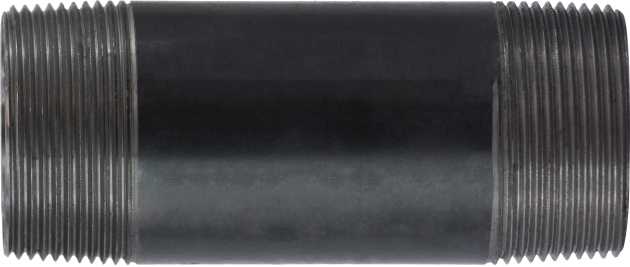 57145 1.5 in. dia. x 4 in. Black Steel Nipple -  Midland Industries