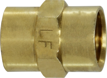 28059LF 0.25 in. FIP Brass  Coupling