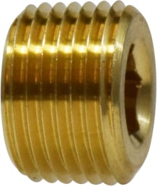 28097 0.75 in. Brass Countersunk Hex Plug