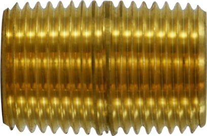 28131LF 0.12 x Close  Brass Nipple