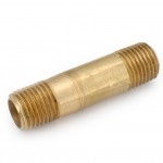 28140LF 0.12 x 1.5 in.  Yellow Brass Nipple