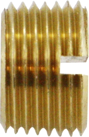 28175 0.25 in. Brass Slotted Head Plug