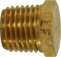 28203LF 0.37 in. MIP  Solid & Cored Hex Plugs
