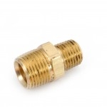28220LF 0.25 x 0.12 in. MIP  Red Hex Nipple