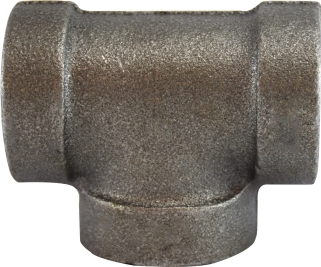 69260 3 in. 300 PSI Malleable Black Tee
