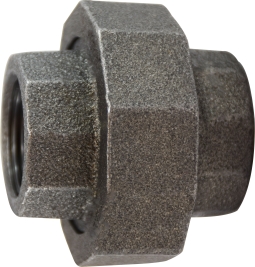 69610 3 in. 300 PSI Mallable Black Union