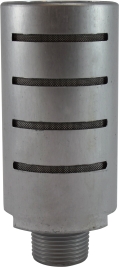 28370 0.5 in. Aluminum High Flow Muffler