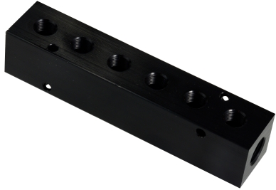 28452 0.12 OD x 0.25 in. ID 6 Port Manifold