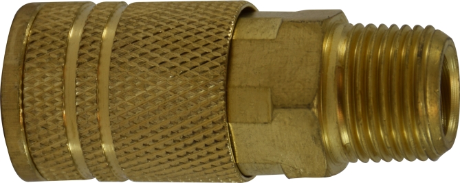 28552 0.25 in. MIP Industrial Interchange Brass Coupler