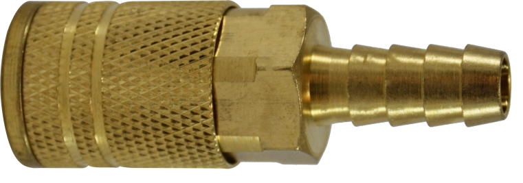 28564 0.37 in. ID Industrial Interchange Brass Coupler