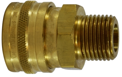 28669 0.75 in. High Flow Male Coupler -  Midland Industries