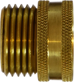 Brass Swivel Adapter - 0.75 MGH x FGH - Durable Construction
