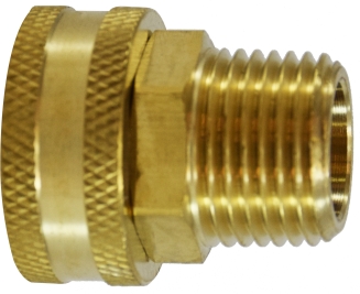 0.75 x 0.5 Swivel FGH x Male Pipe Adapter