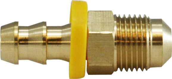 SAE Flare Adapter - Brass - 0.37 x 0.31 inches - Durable Design