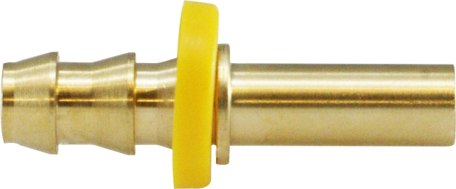 Rigid Tube Adapter - Brass - 0.31 x 0.31 Inches - Durable Design