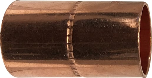 77204 0.5 in. C x C Coupling with Rolled Tube Stop
