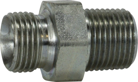 782512 0.75-14 x 0.75 BSPP x MNPT Hex Nipple