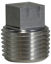 79651 0.25 in. Aluminum Square Head Plug