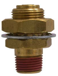 0.5 x 0.5 Gladhand Bulkhead Connector