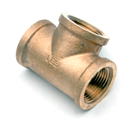 44261DLF 4 in.  Brass Tee