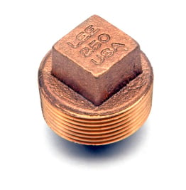 44672DLF 0.37 in. Brass  Solid Plugs