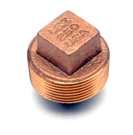 44673DLF 0.5 in. Brass  Solid Plugs