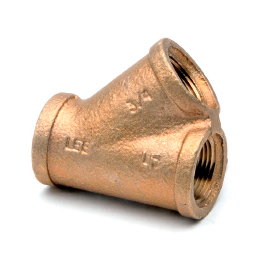 44964DLF 0.75 in. 45 deg  Red Brass Wyes