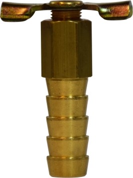 46076 0.37 OD Hose Barb Long Internal Seat Drain Cock