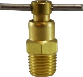 46081 0.25 MIP Tee Handle Internal Seat Drain Cock