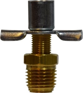 46084 0.25 MIP External Seat Drain Cock with Spout