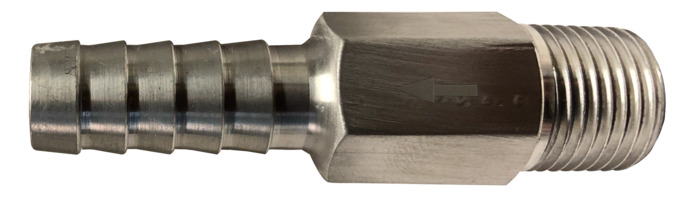 46530A 0.31 HB x 0.25 MIP Aluminum Anti-Siphon Valve