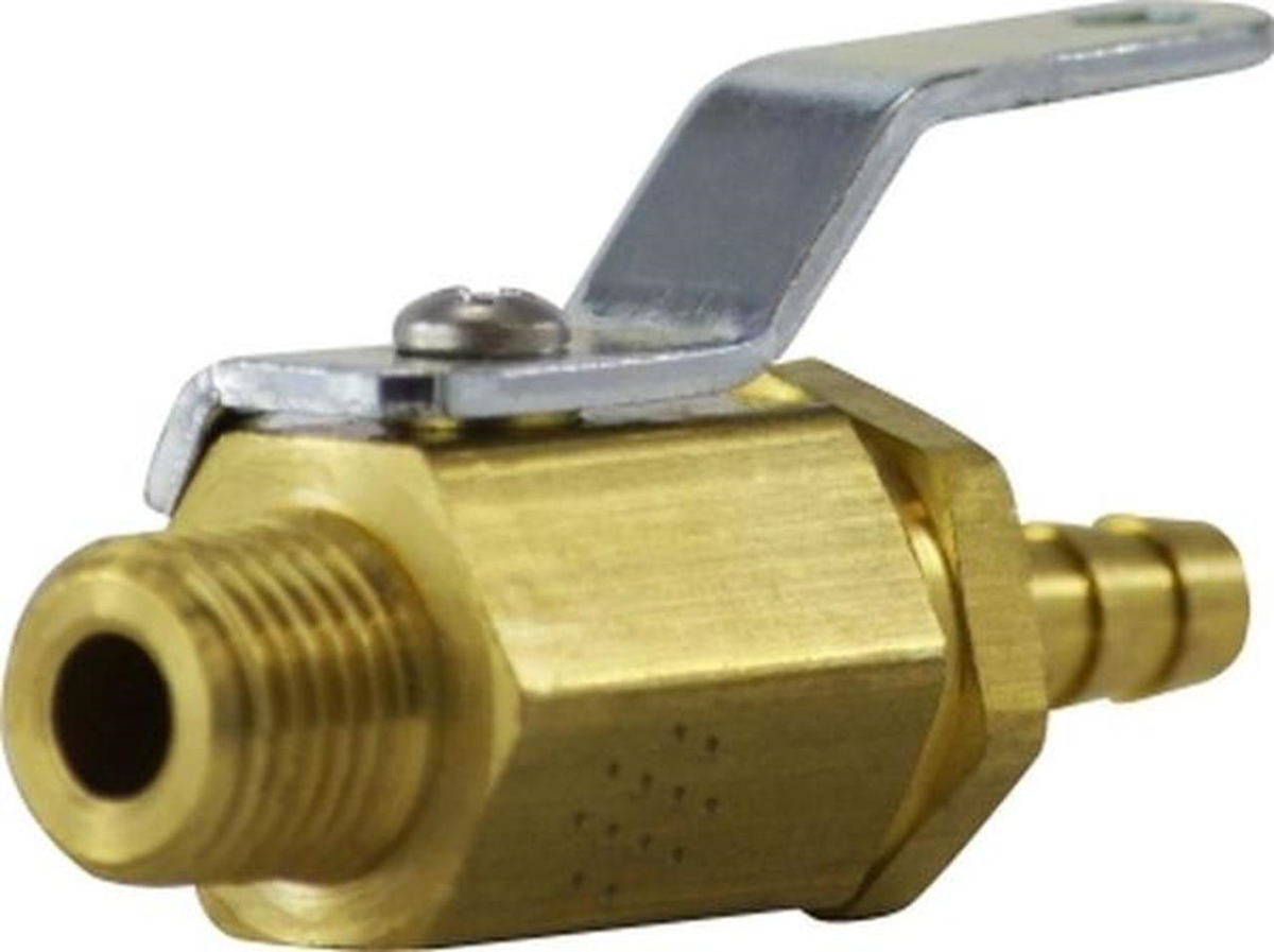 46989 0.5 HB x 0.5 MIP Brass Mini Ball Valve