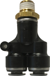 620806C 0.5 x 0.37 in. Male Branch Y Composite Connector